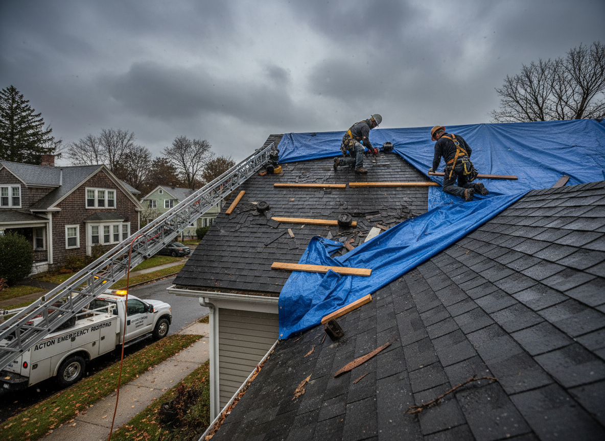 Emergency roofing service in Acton