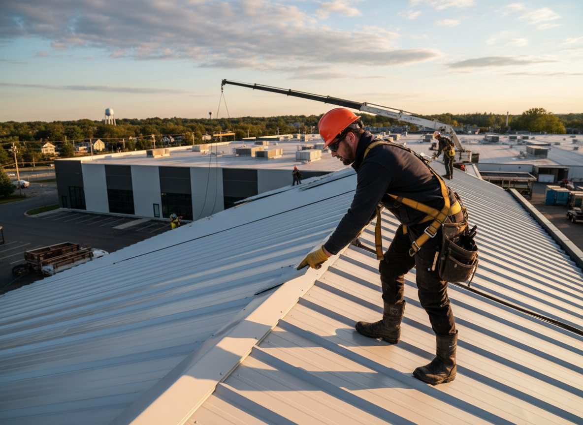 steel roofing contractors in Acton